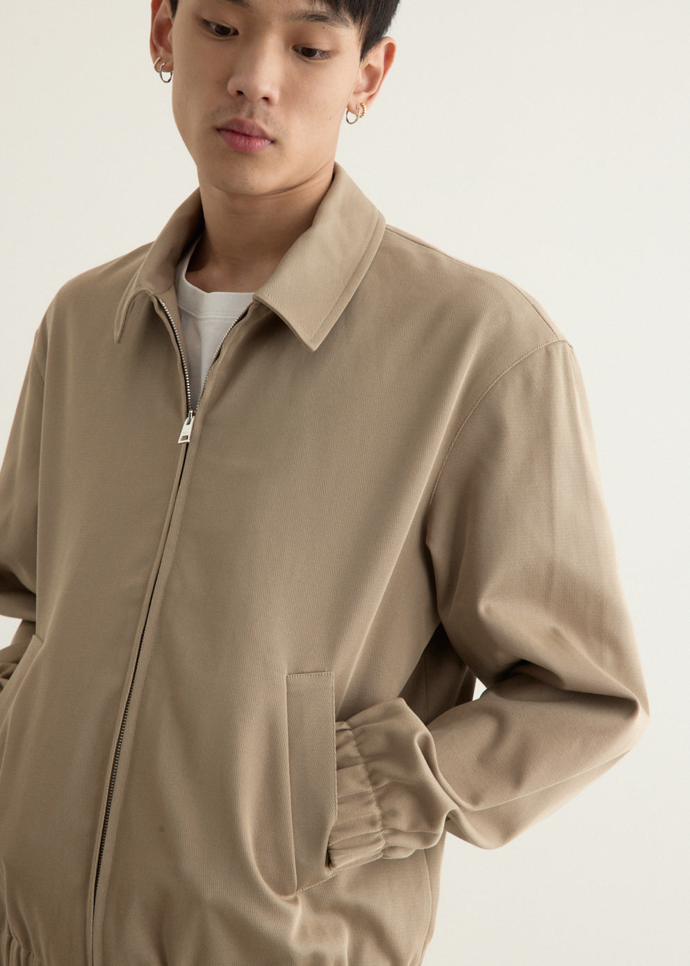 Elasticated Zipped Blouson