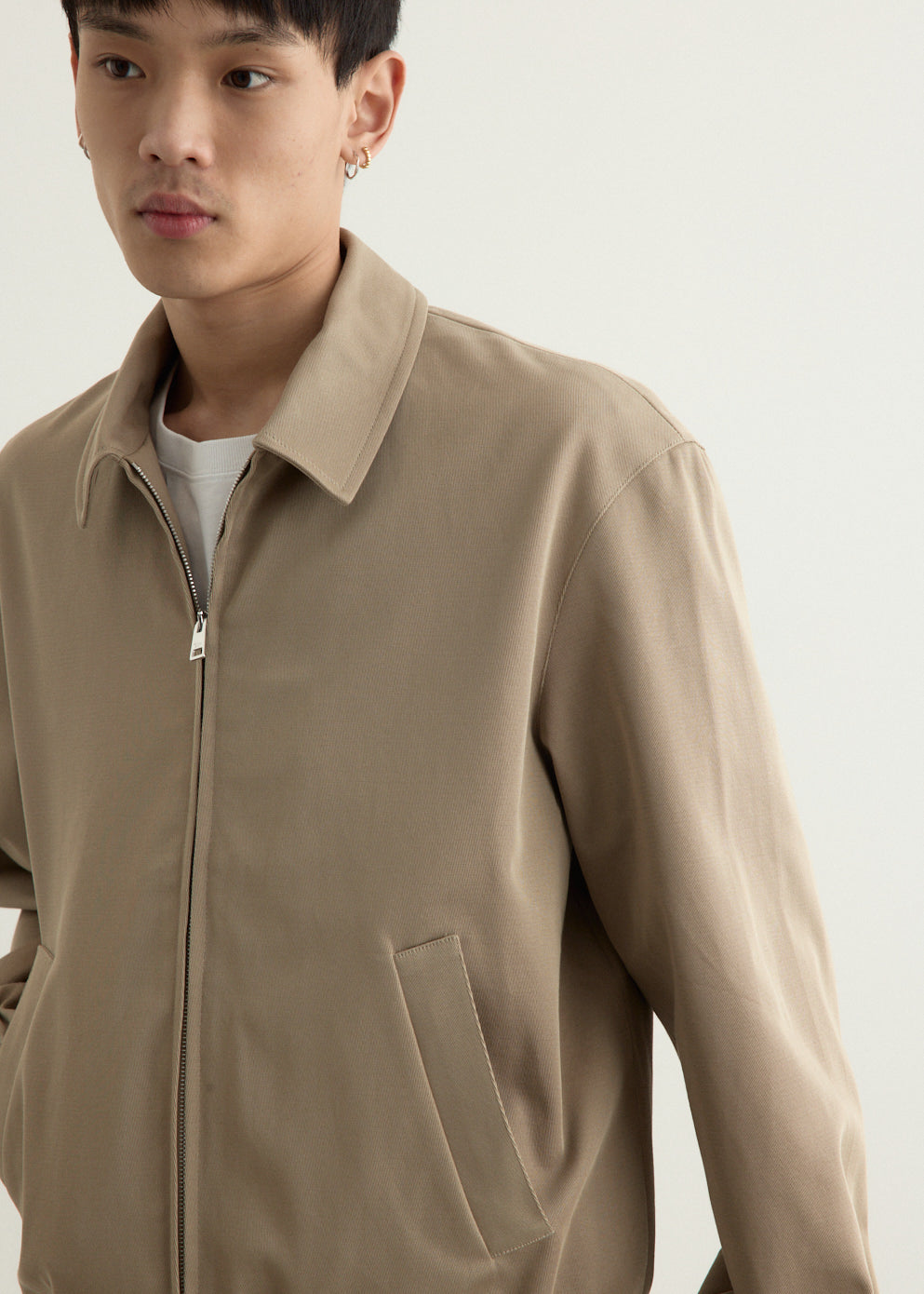 Elasticated Zipped Blouson