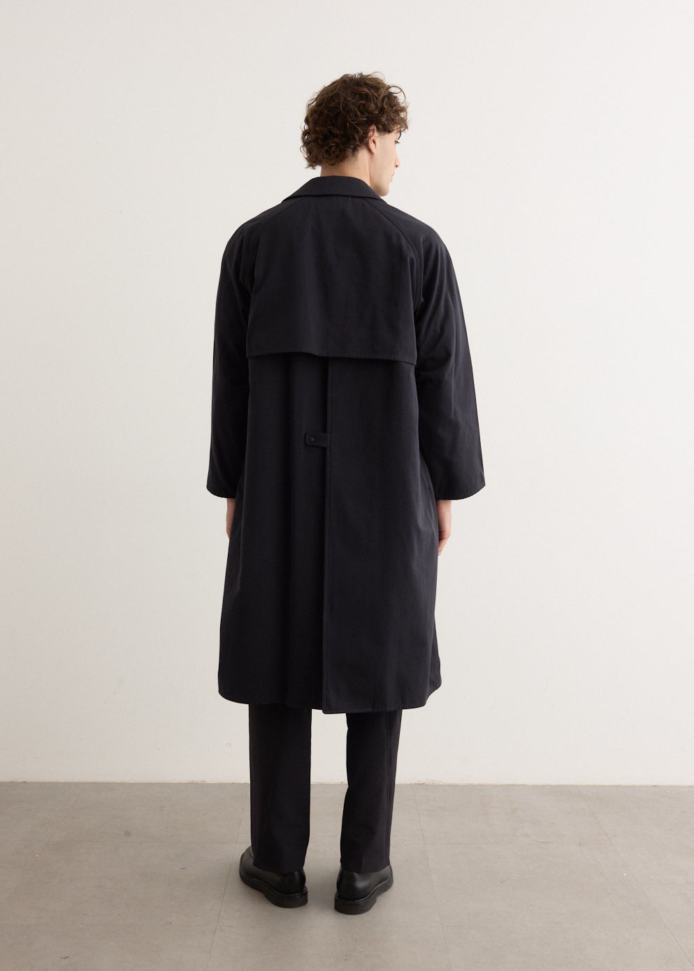 Zip Button Cotton Coat