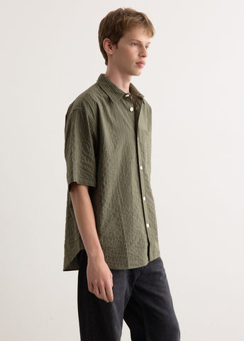 Ole Oversized Stripe Short Sleeve Shirt