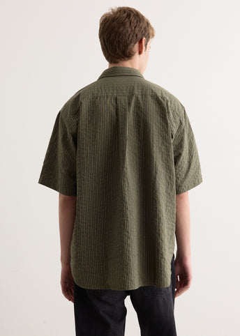 Ole Oversized Stripe Short Sleeve Shirt