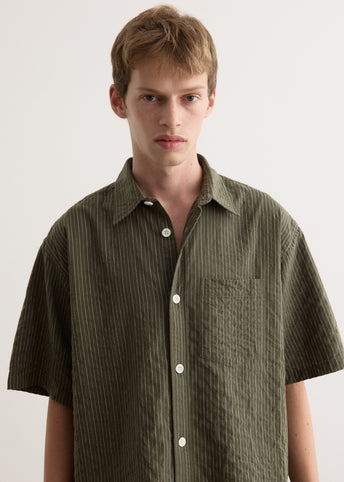 Ole Oversized Stripe Short Sleeve Shirt