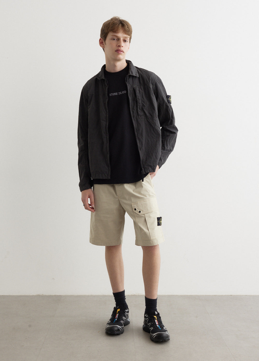 Iridescent Nylon Metal Overshirt