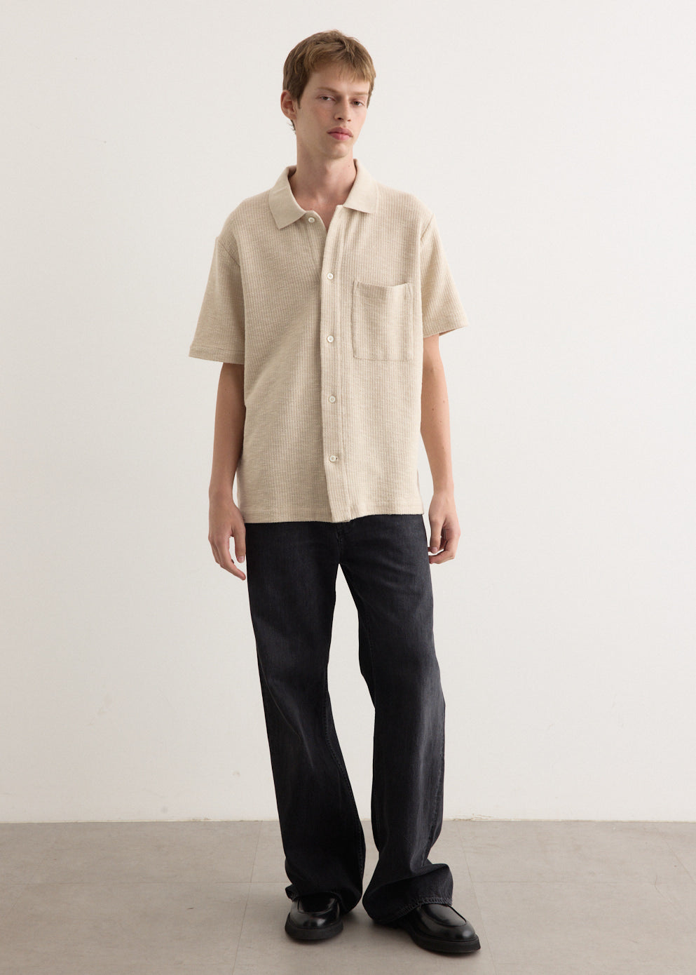 Gustav Crochet Jersey Shirt