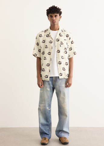 Printed Bowling Shirt