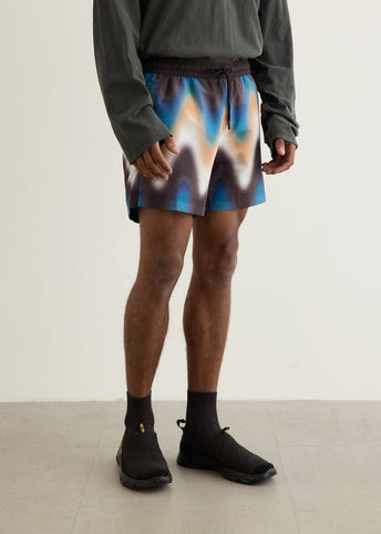 Gradient Wave Classic Swim Shorts