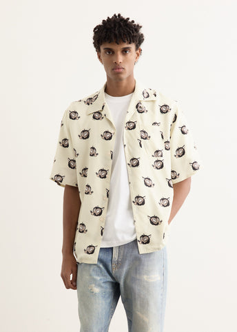 Printed Bowling Shirt