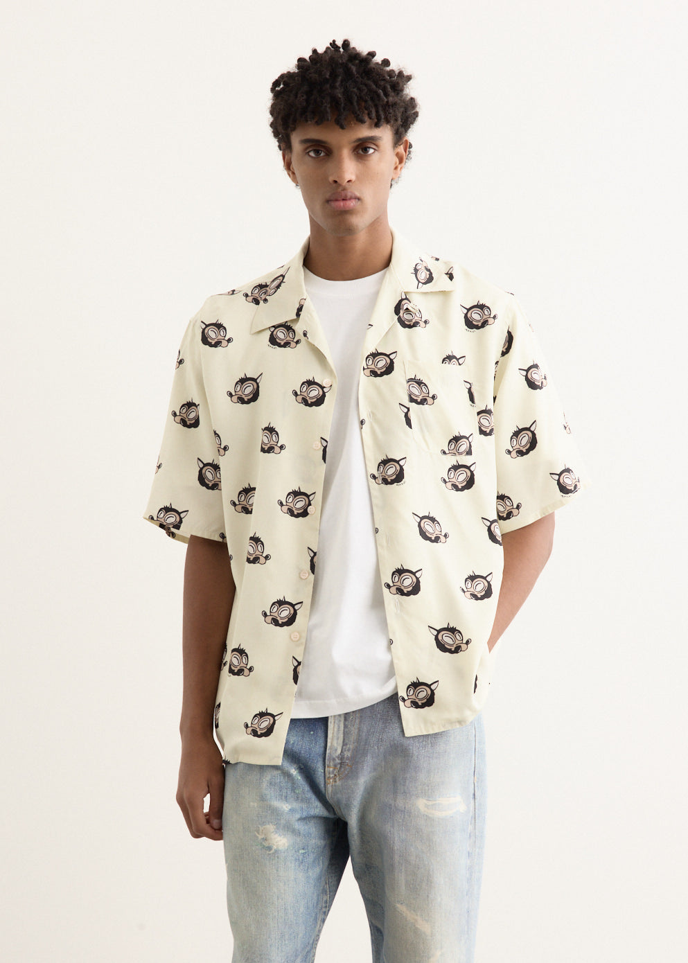 Printed Bowling Shirt