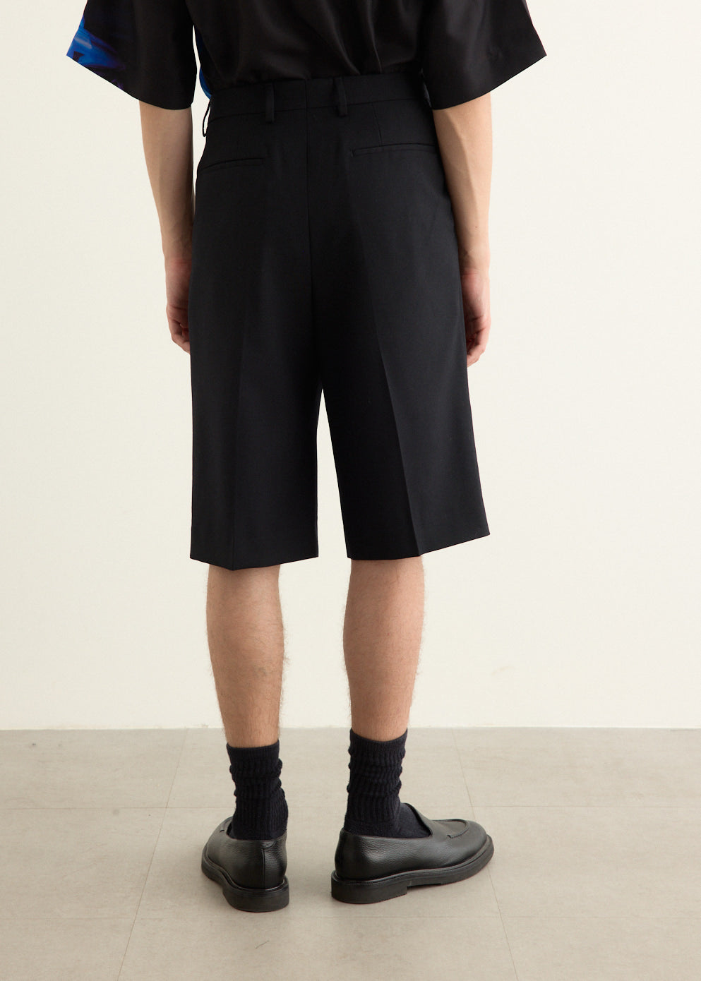 Tailored Wool Shorts