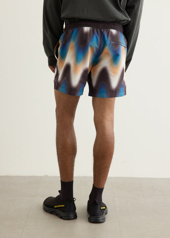 Gradient Wave Classic Swim Shorts