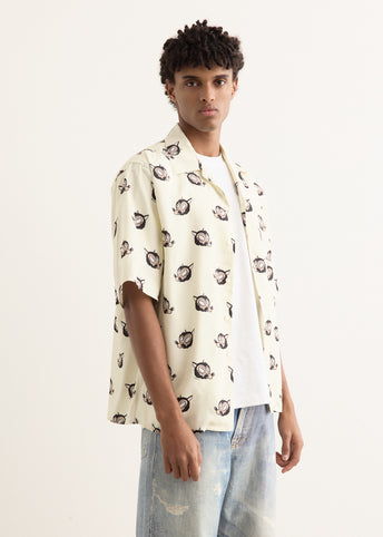 Printed Bowling Shirt