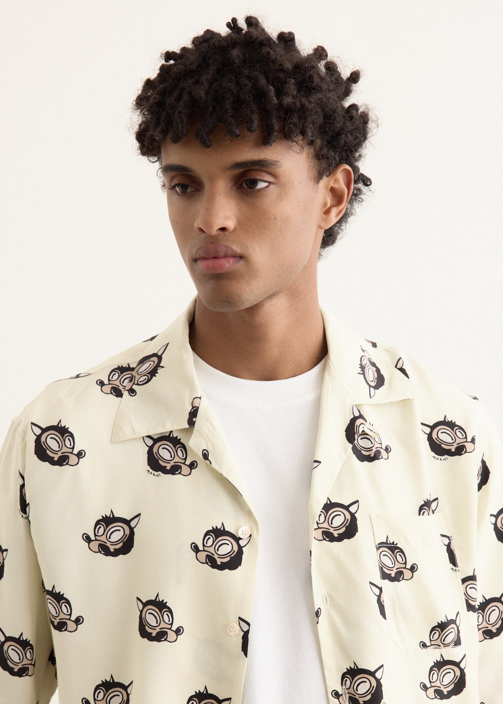 Printed Bowling Shirt