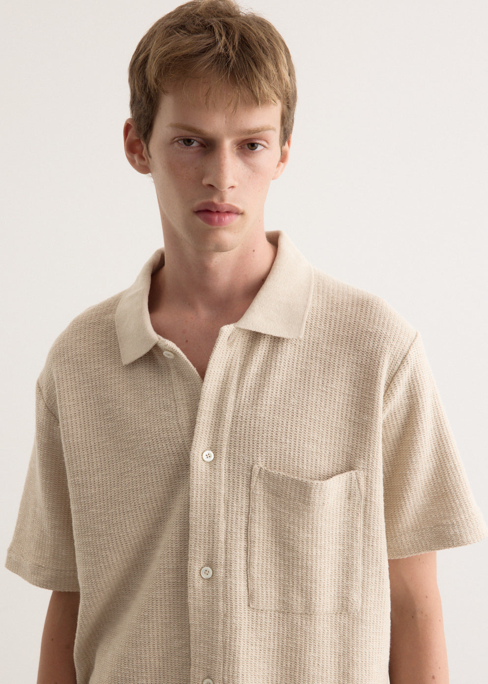 Gustav Crochet Jersey Shirt