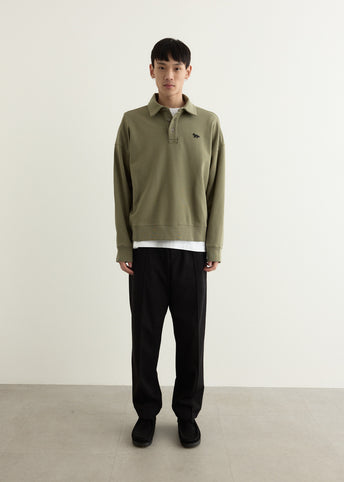Profile Fox Oversize Polo Sweatshirt