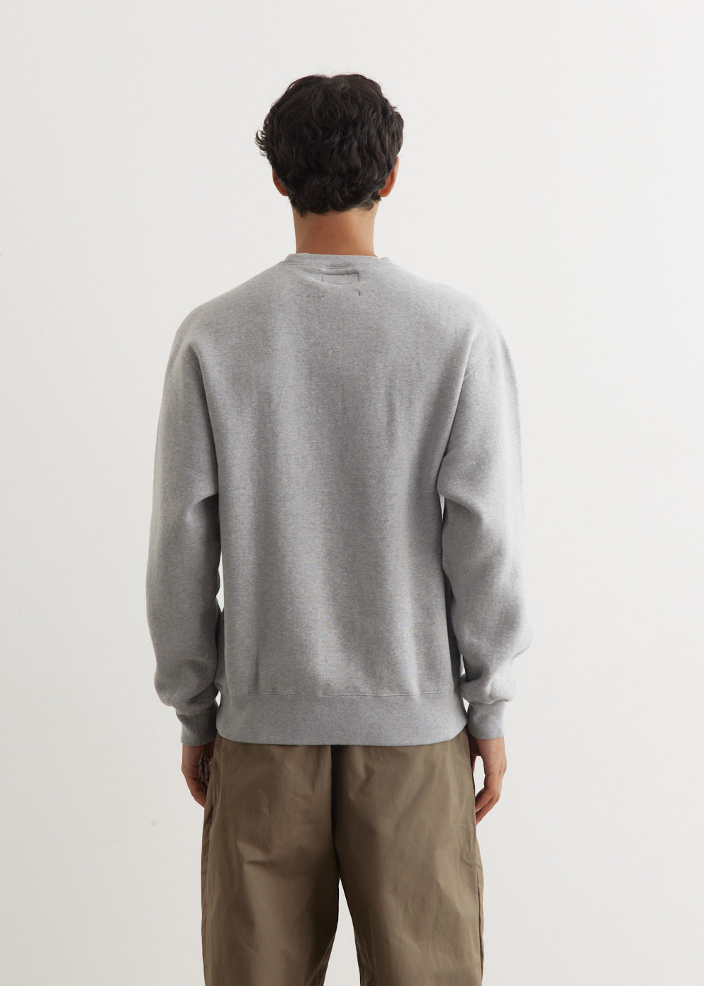 Raised Back Sweat Crewneck