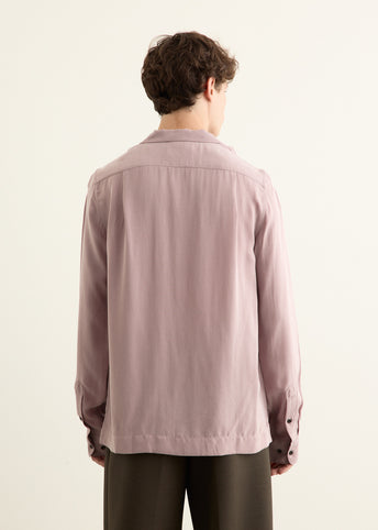 Cupro Washed Long Sleeve Shirt