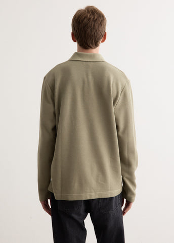 Ruben Double Face Long Sleeve Polo