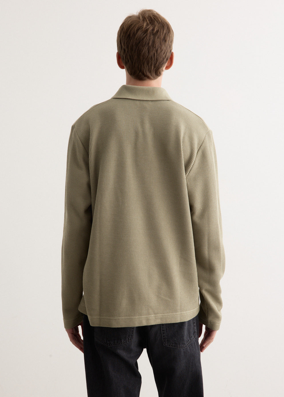 Ruben Double Face Long Sleeve Polo