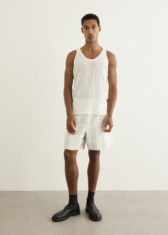 Pointelle Knit Tank