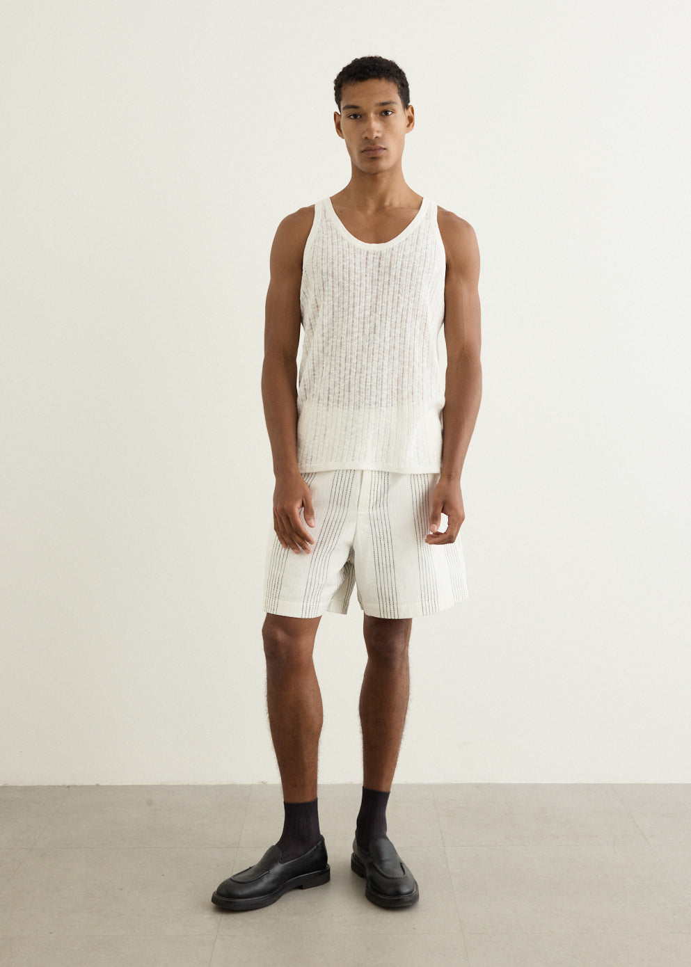 Pointelle Knit Tank