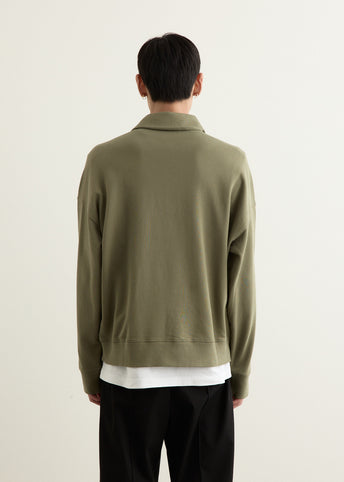 Profile Fox Oversize Polo Sweatshirt