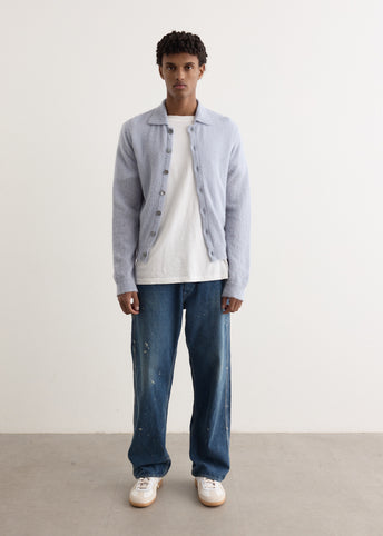 Denim Painter Pants With Paint