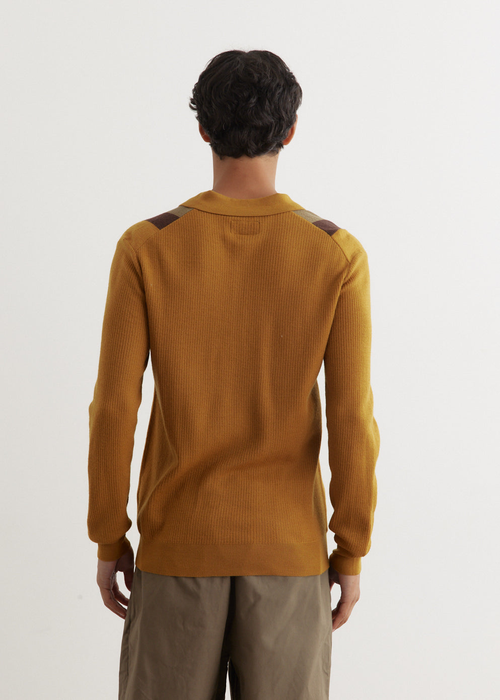 Stripe Knit Polo