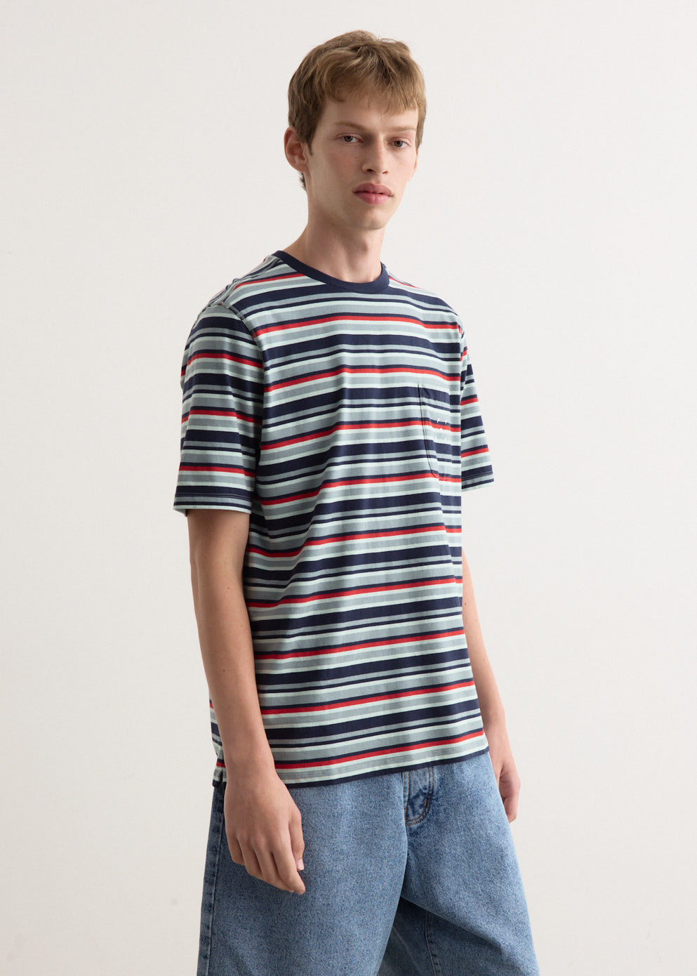 Striped Pocket T-Shirt