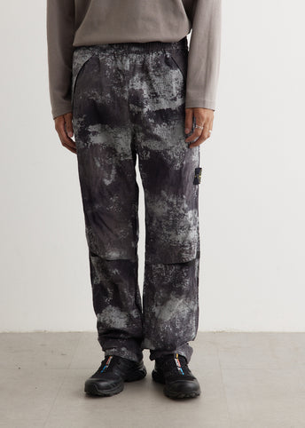 Dissolving Grid Camo Track Pants