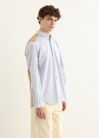 Cotton Stripe x Cotton Flannel Shirt