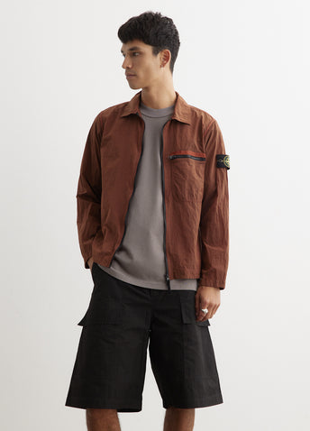 Iridescent Nylon Overshirt