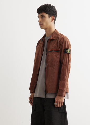 Iridescent Nylon Overshirt