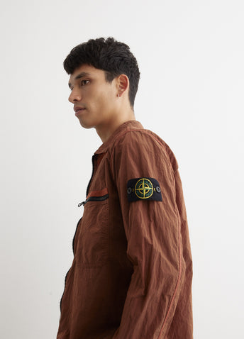 Iridescent Nylon Overshirt