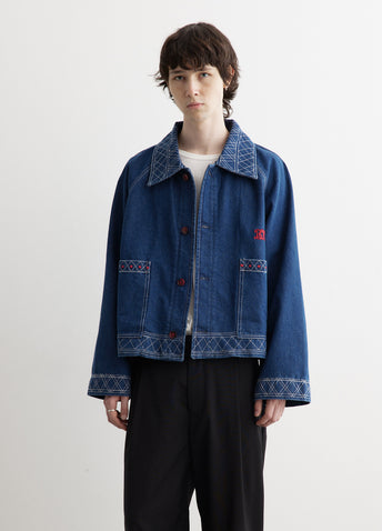 Embroidered Denim Jacket