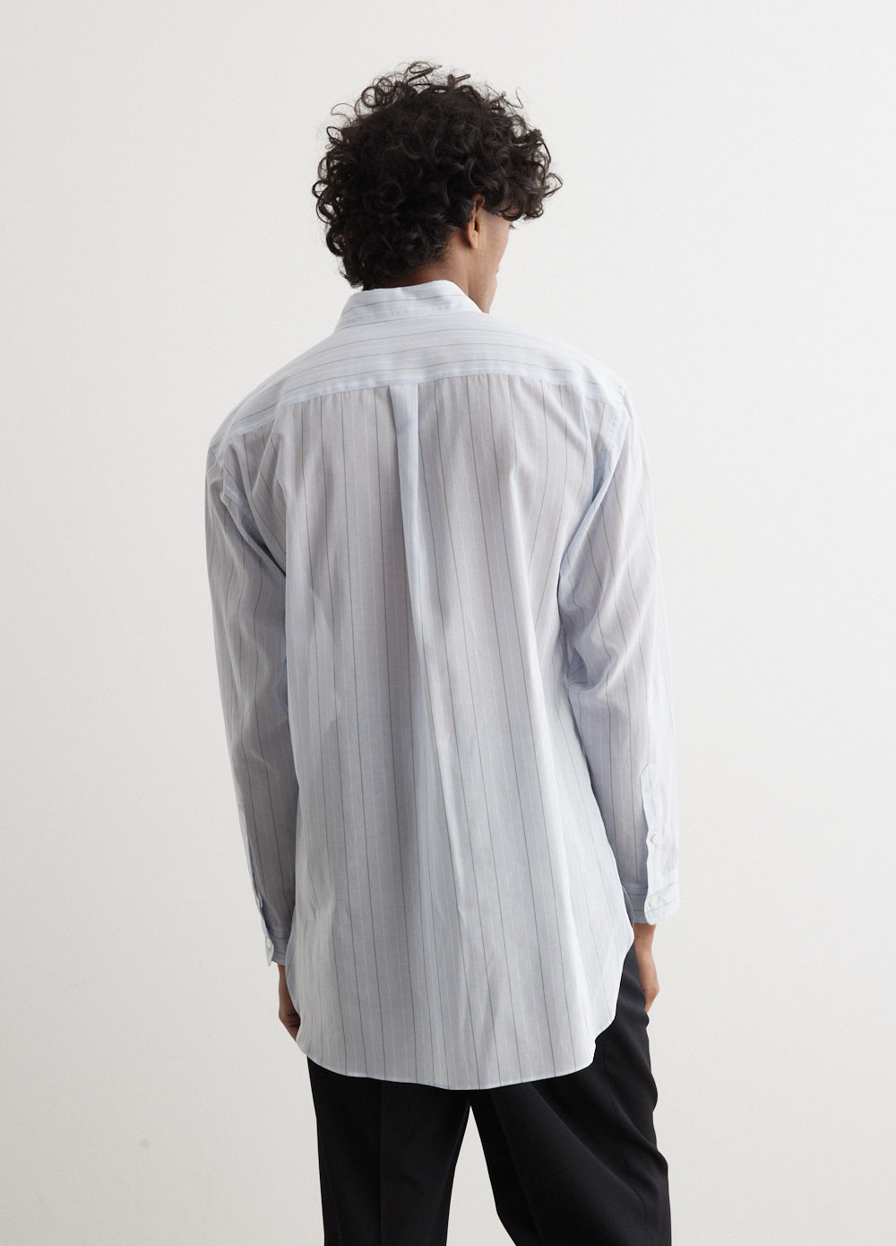 Hard Twist Finx Organdy Stripe Shirt