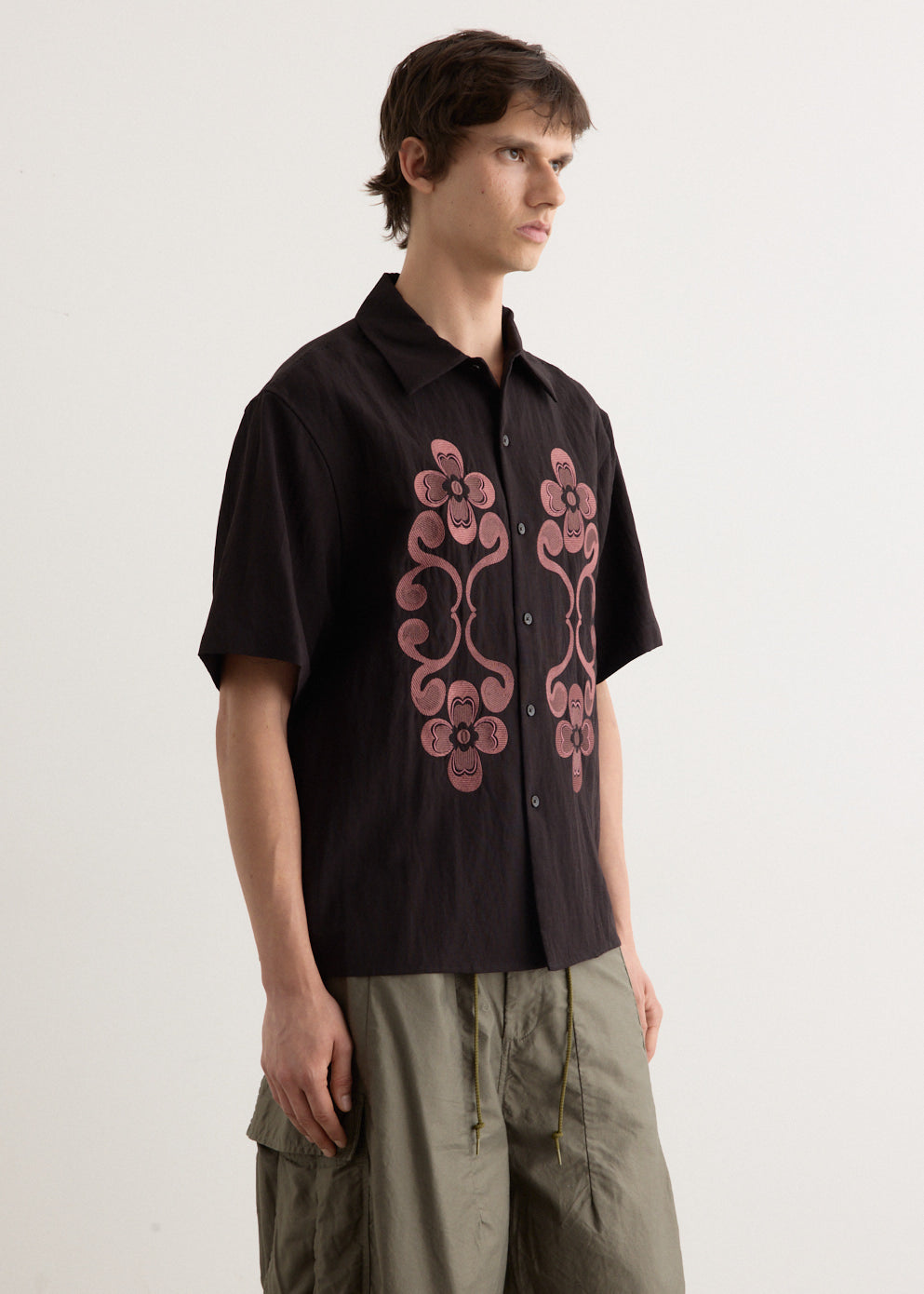 Reflection Embroidered Oversized Shirt