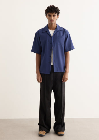 Tropical Wool Bowling Shirt
