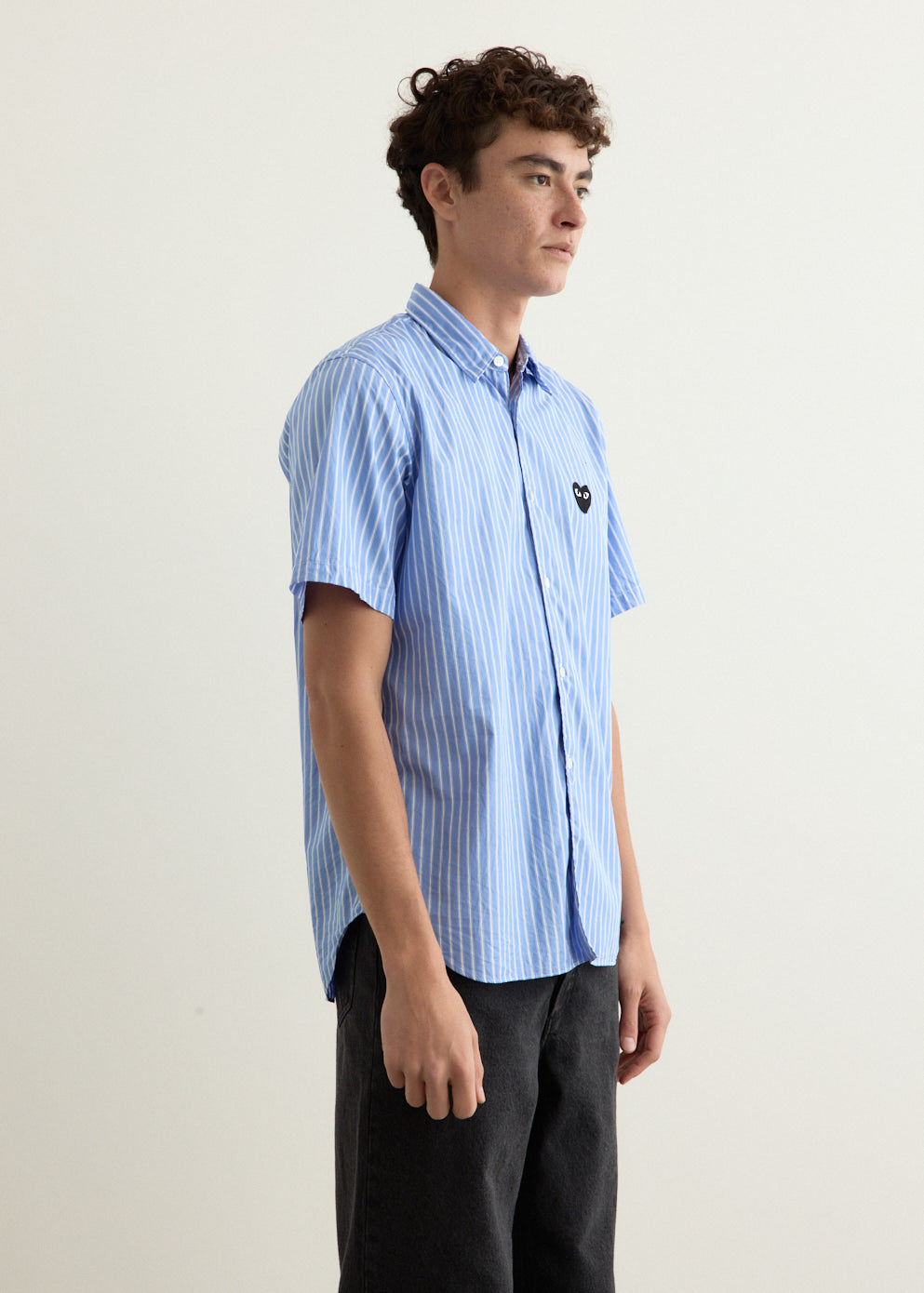 Black Emblem Short Sleeve Shirt