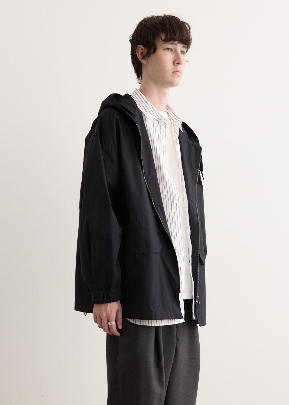Silicone Coated Hooded Coat