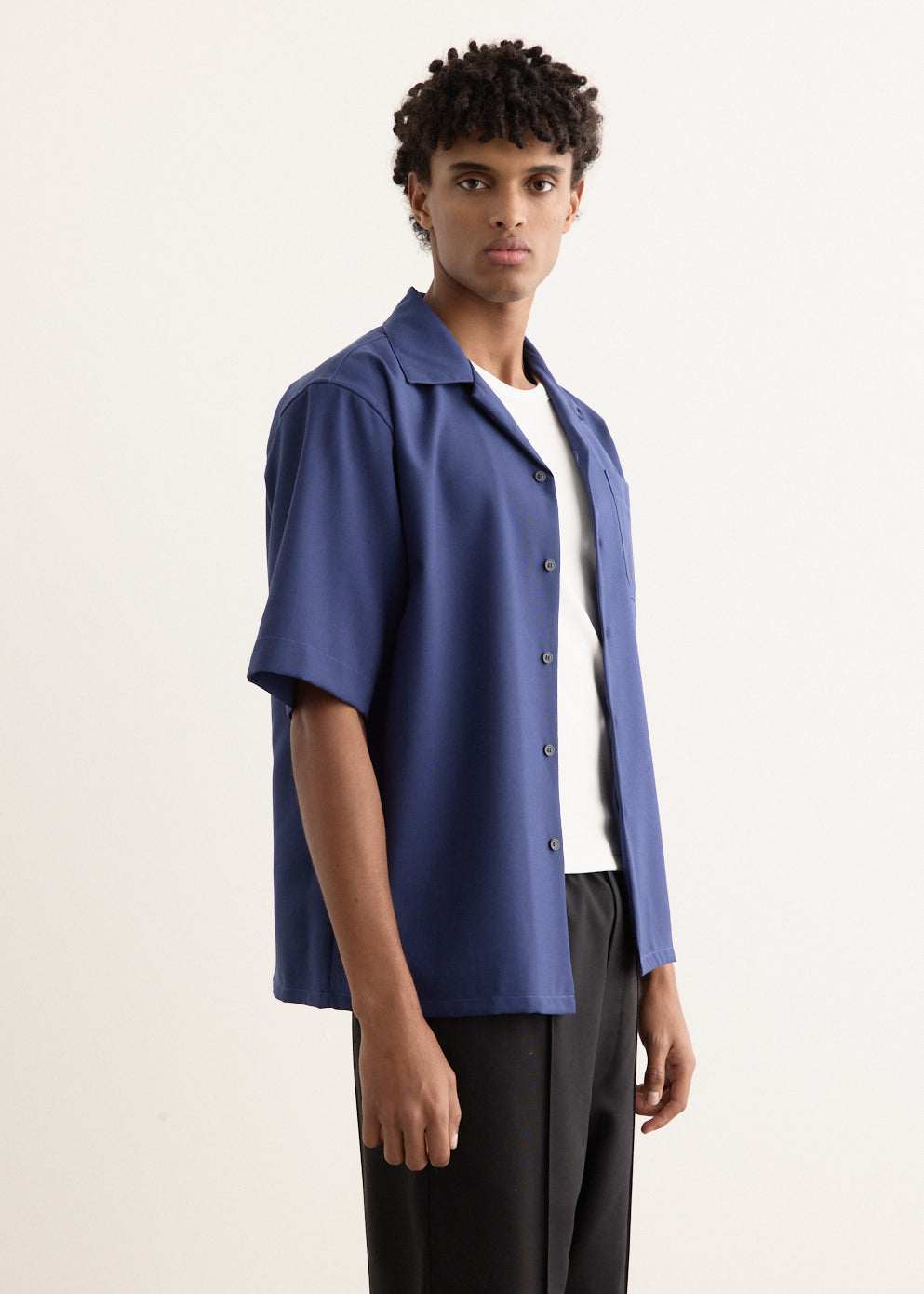 Tropical Wool Bowling Shirt