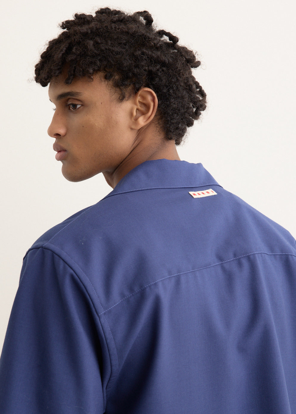 Tropical Wool Bowling Shirt