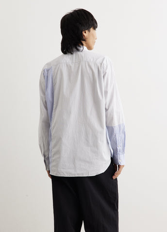 Cotton Stripe Panel Shirt
