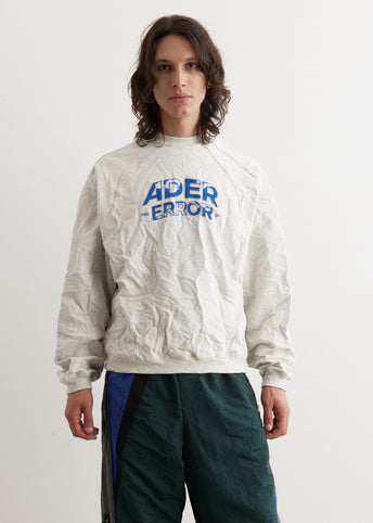 Wrinkled Logo Sweatshirt