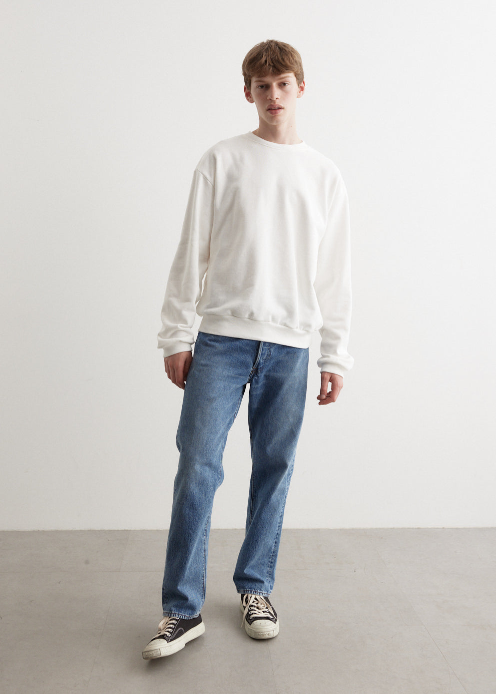 ECO Rainbowy Patch Crew Sweater