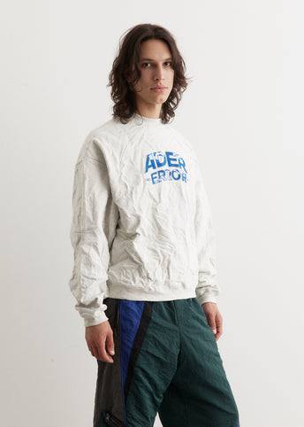 Wrinkled Logo Sweatshirt