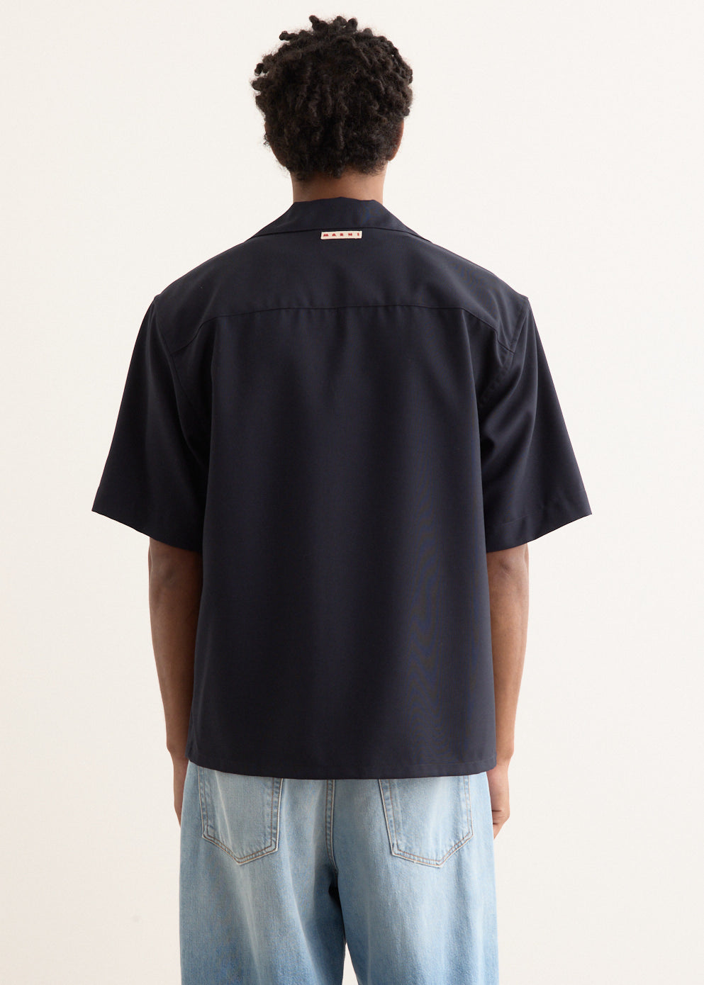 Tropical Wool Bowling Shirt