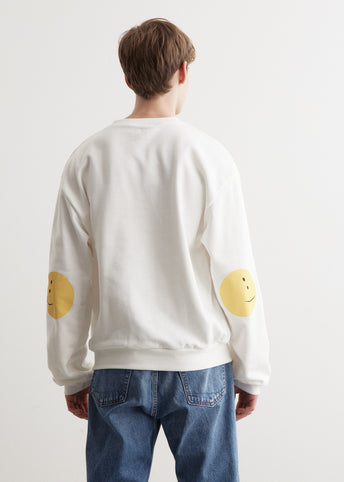ECO Rainbowy Patch Crew Sweater