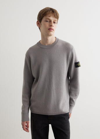 Double Weave Wool Crewneck