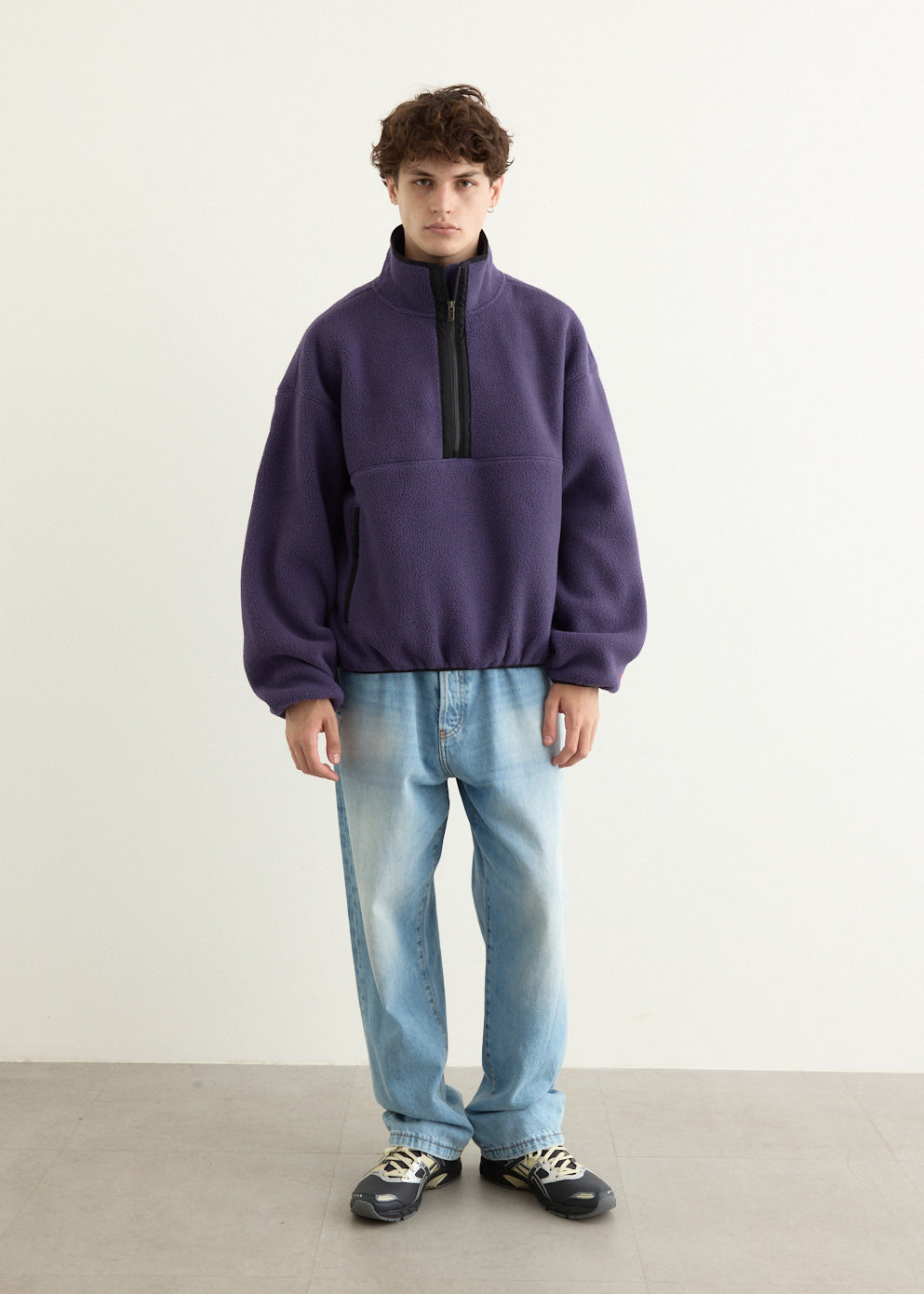 Red Box 1/2 Zip Fleece