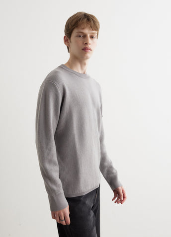 Double Weave Wool Crewneck